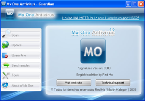 Antivirus di USB Flashdisk (FD) Dengan MX One 4.5 Mxone-4-0-3